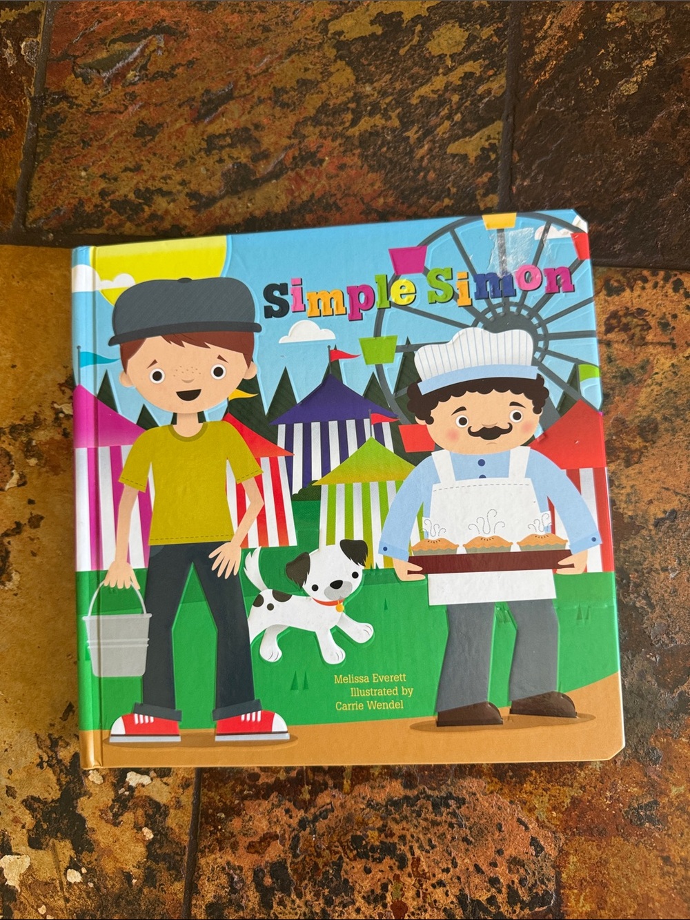 Simple Simon Children's Board Book - Colorful Carnival Design